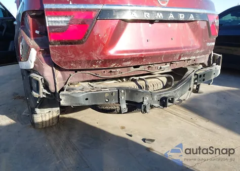 2022 Nissan Armada Platinum 2Wd z USA, uszkodzony, nr VIN JN8AY2DA1N9390786